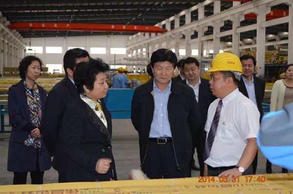省委常委、无锡市委书记黄莉新、徐州市委书记曹新平一行光临我公司调查