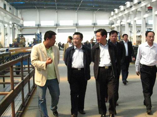 江苏省副省长及徐州市当局辅导别离到我司参观视察工作