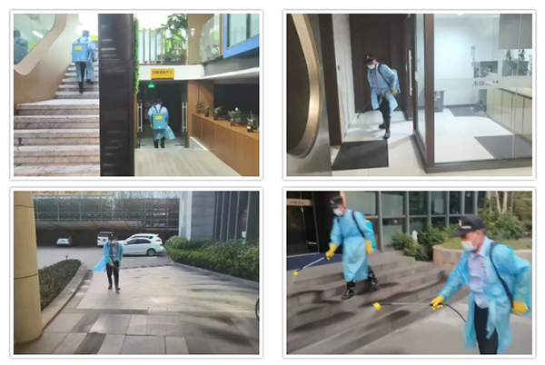 Z6人生就是博集团定期对固定场所进行消杀消毒，保障员工安全